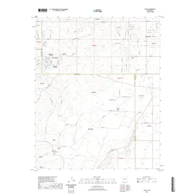 2020 Map of Chilili, 2020 Print