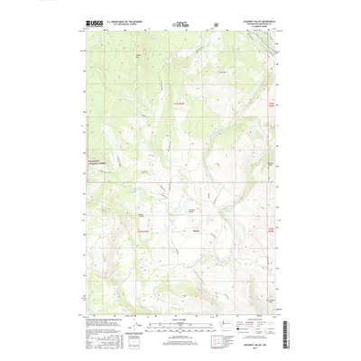 2017 Map of Chiliwist Valley, 2017 Print