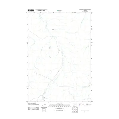 2011 Map of Chilkoot Coulee, 2011 Print