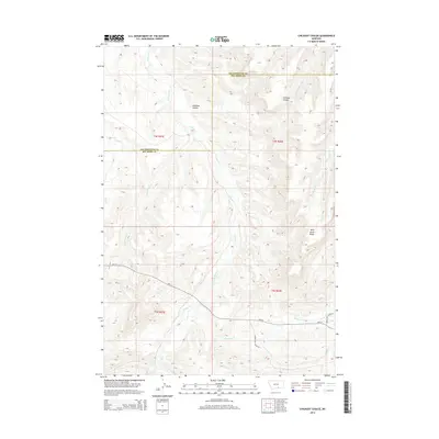 2014 Map of Chilkoot Coulee, 2014 Print