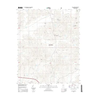 2015 Map of Chilli Creek, 2015 Print