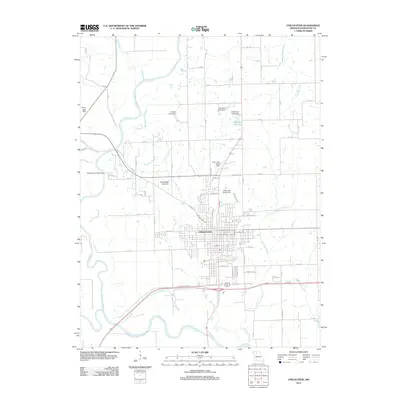 2012 Map of Chillicothe, 2012 Print