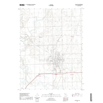 2017 Map of Chillicothe, 2017 Print