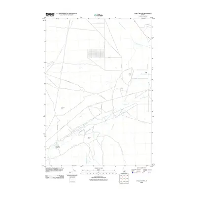 2010 Map of Chilly Buttes, 2010 Print