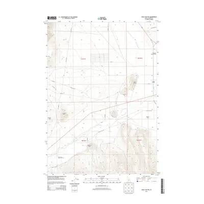 2013 Map of Chilly Buttes, 2013 Print