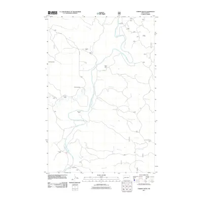 2011 Map of Chimney Butte, 2011 Print