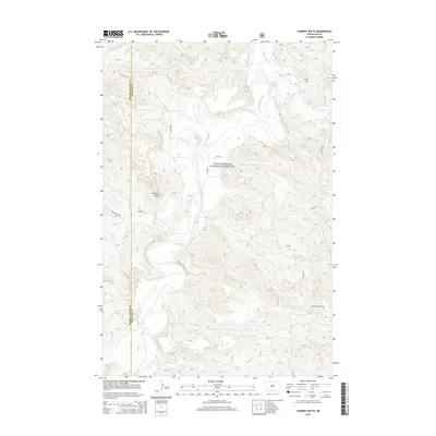 2014 Map of Chimney Butte, 2014 Print