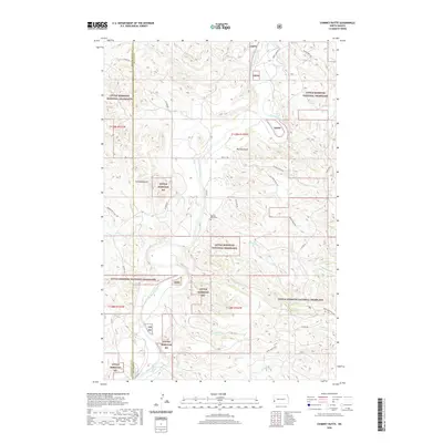 2020 Map of Chimney Butte, 2020 Print