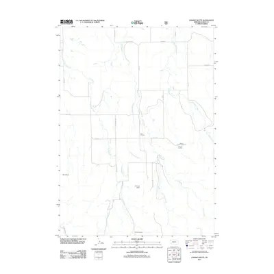 2011 Map of Chimney Butte, 2011 Print