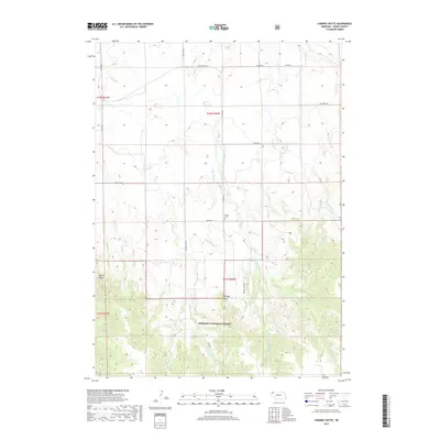 2017 Map of Chimney Butte, 2017 Print