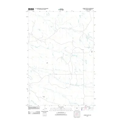 2012 Map of Chimney Butte, 2012 Print