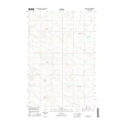 2015 Map of Chimney Butte, 2015 Print