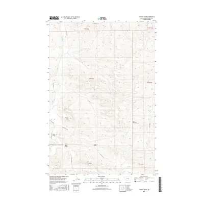 2017 Map of Chimney Butte, 2017 Print