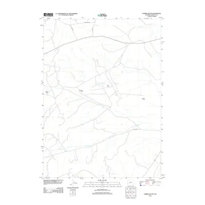 2012 Map of Chimney Butte, 2012 Print