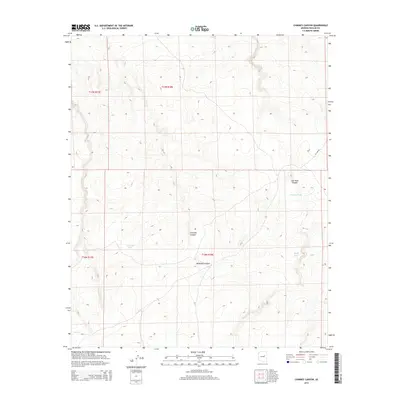 2014 Map of Chimney Canyon, 2014 Print