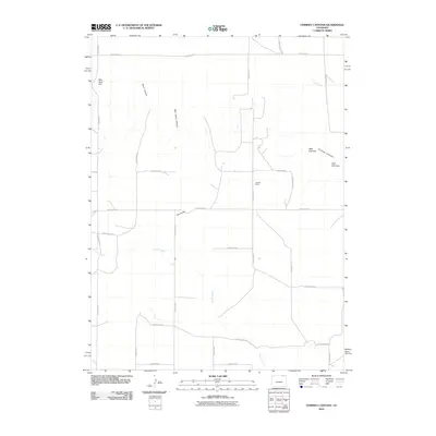 2010 Map of Chimney Canyons, 2010 Print