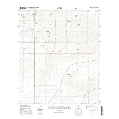2013 Map of Chimney Lake, 2013 Print