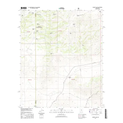 2017 Map of Chimney Lake, 2017 Print