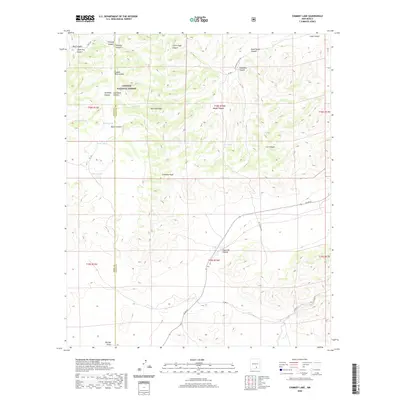 2020 Map of Chimney Lake, 2020 Print
