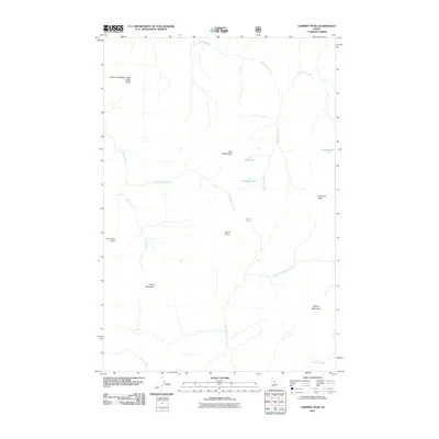 2011 Map of Chimney Peak, 2011 Print