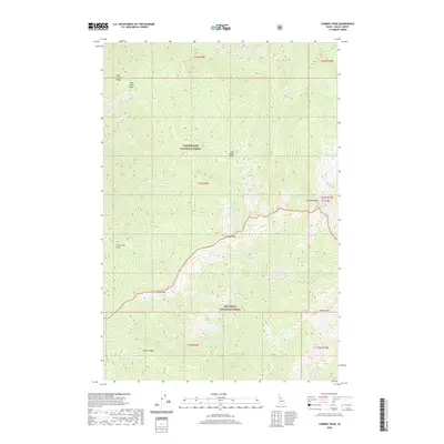 2020 Map of Chimney Peak, 2020 Print