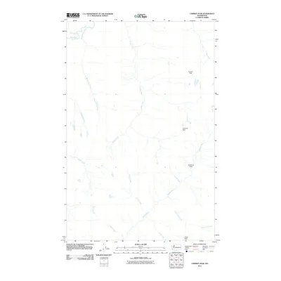 2011 Map of Chimney Peak, 2011 Print