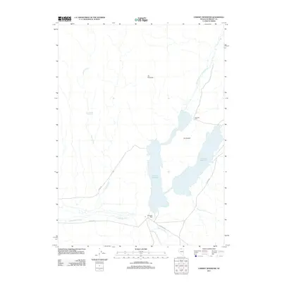 2011 Map of Chimney Reservoir, 2011 Print