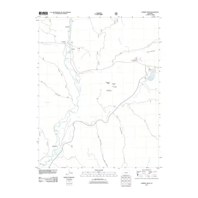 2011 Map of Chimney Rock, 2011 Print