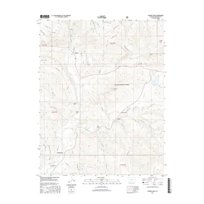 2016 Map of Chimney Rock, 2016 Print