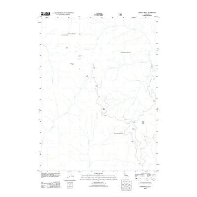 2012 Map of Chimney Rock, 2012 Print