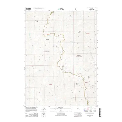 2015 Map of Chimney Rock, 2015 Print