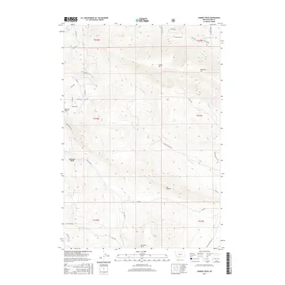 2017 Map of Chimney Rock, 2017 Print
