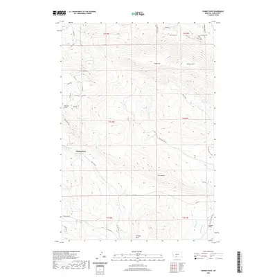 2020 Map of Chimney Rock, 2020 Print