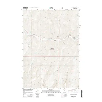 2015 Map of Chimney Rock, 2015 Print