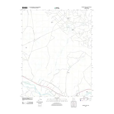 2010 Map of Chimney Rock, 2010 Print