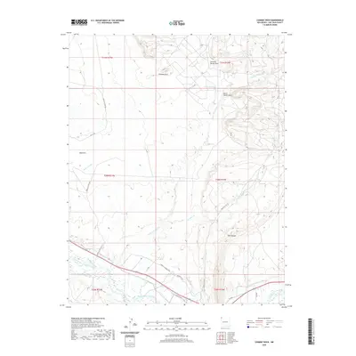 2020 Map of Chimney Rock, 2020 Print