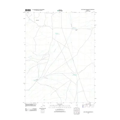 2012 Map of Chin Creek Reservoir, 2012 Print