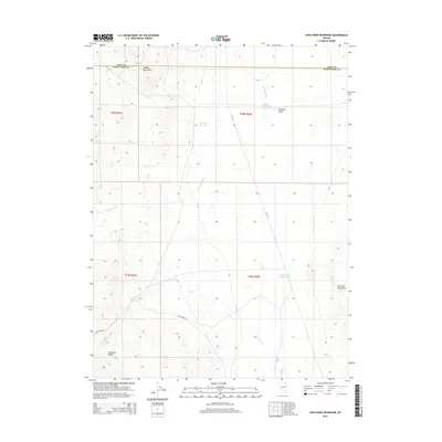 2014 Map of Chin Creek Reservoir, 2014 Print