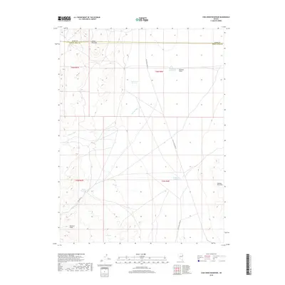 2018 Map of Chin Creek Reservoir, 2018 Print