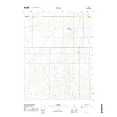 2018 Map of Chin Creek Spring, 2018 Print