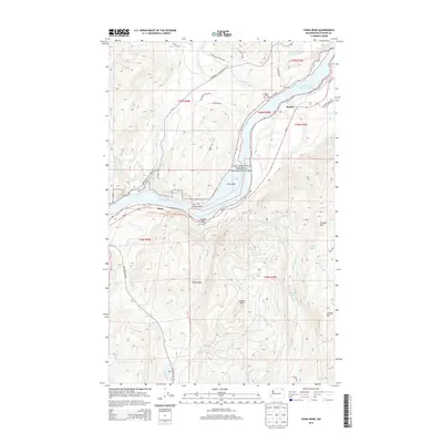 2014 Map of China Bend, 2014 Print