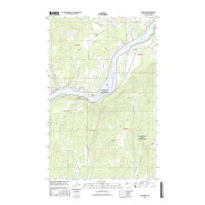 2017 Map of China Bend, 2017 Print