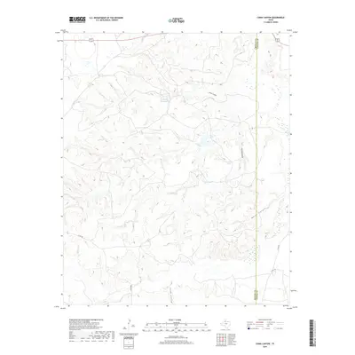 2019 Map of China Canyon, 2019 Print