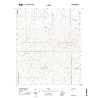 2018 Map of China Grove, 2018 Print