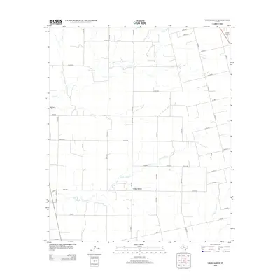 2012 Map of China Grove, 2012 Print