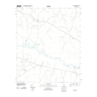 2011 Map of China Hill, 2011 Print
