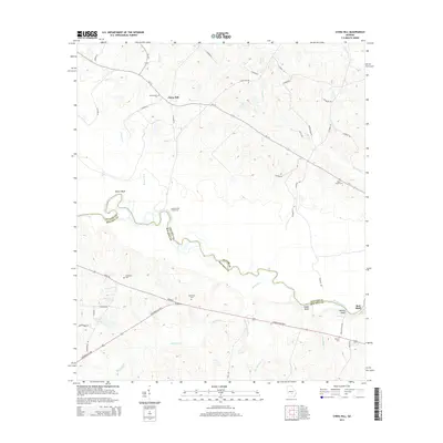 2014 Map of China Hill, 2014 Print
