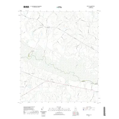 2020 Map of China Hill, 2020 Print