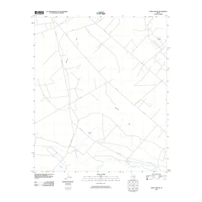 2010 Map of China Lake NE, 2010 Print