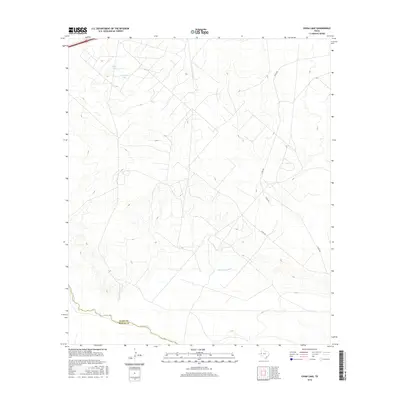 2016 Map of China Lake, 2016 Print